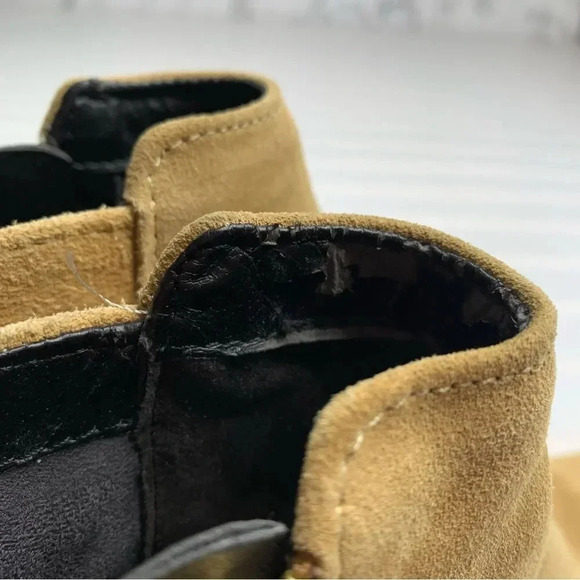 Sam Edelman Holt Camel Suede Leather Ankle Boots - Picture 10 of 12